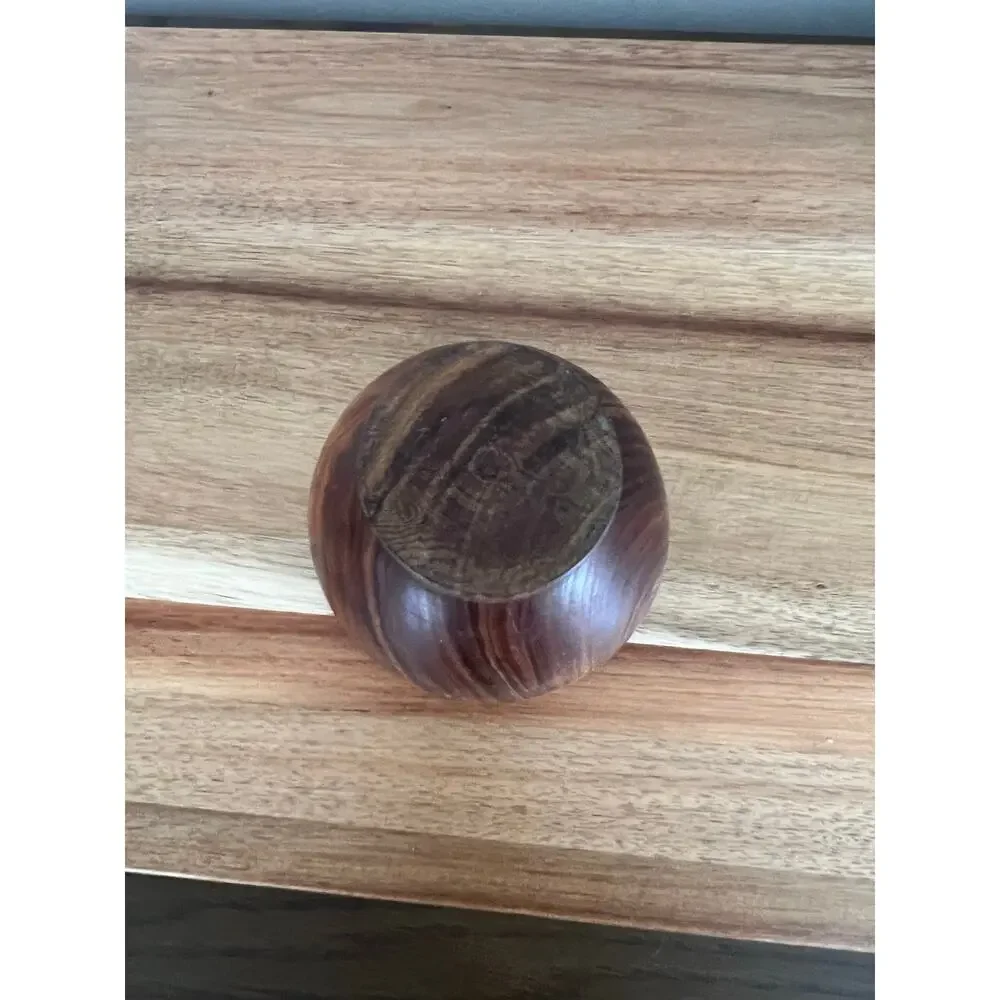Vintage Hand Turned Teak Bowl JL